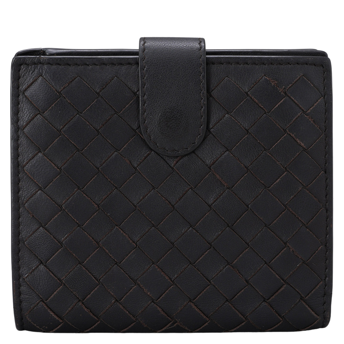 BOTTEGA VENETA(USED)보테가베네타 인트레칭토 반지갑